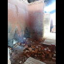 Eine ausgeräumte Brennkammer